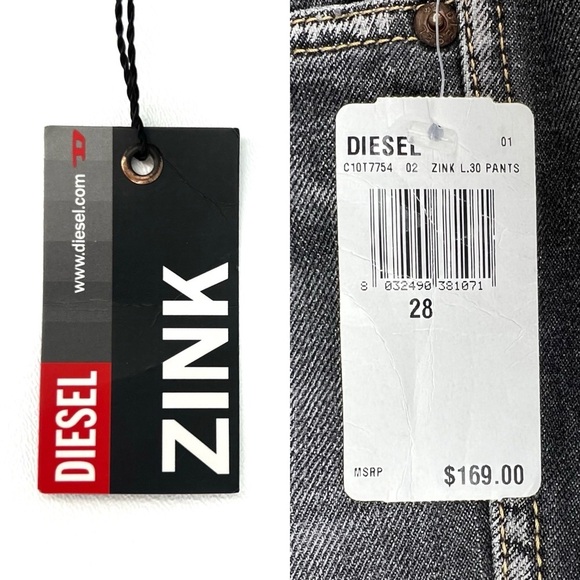 Vintage Deisel Jeans Black Women’s Size 28/4 Bootcut Y2K Vtg Retro New NWT - Picture 4 of 5